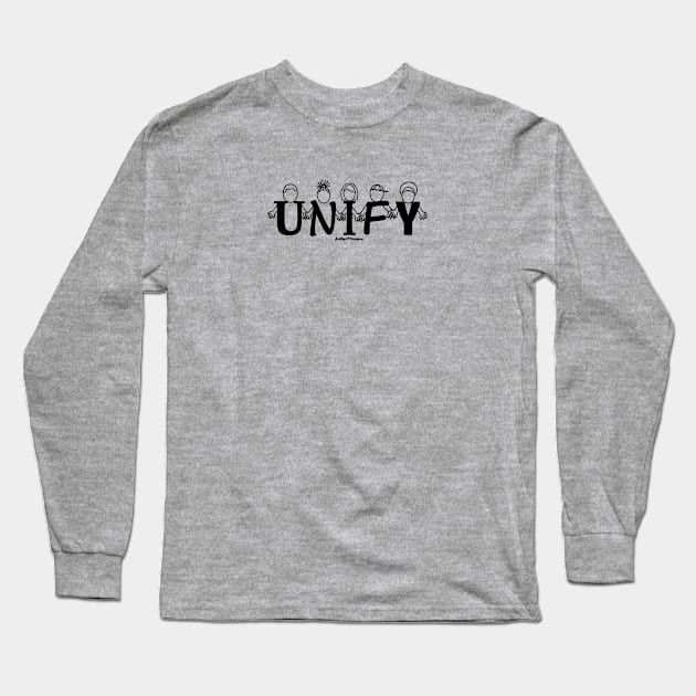 Unify Long Sleeve T-Shirt by ArtByJPDesigns